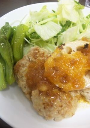 ふわふわ☆鶏肉と蓮根のハンバーグ♪♪-レシピのメイン写真