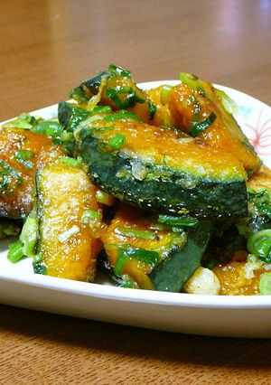 簡単☆１０分　かぼちゃのコッテリ焼き-レシピのメイン写真