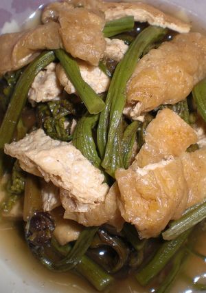 わらびと油揚げの煮物-レシピのメイン写真
