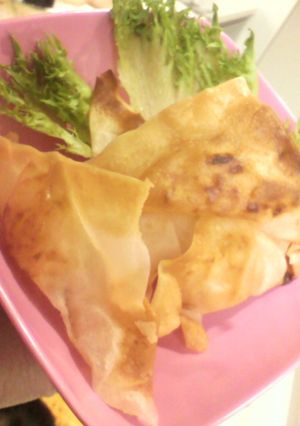 余った皮でキムチーズおつまみ♪-レシピのメイン写真