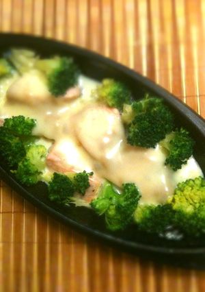 無水✩鮭と春野菜の味噌チーズ蒸し-レシピのメイン写真
