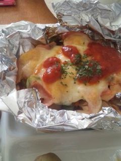 タマネギとケチャップのチーズ焼き-レシピのメイン写真