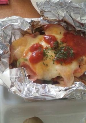 タマネギとケチャップのチーズ焼き-レシピのメイン写真