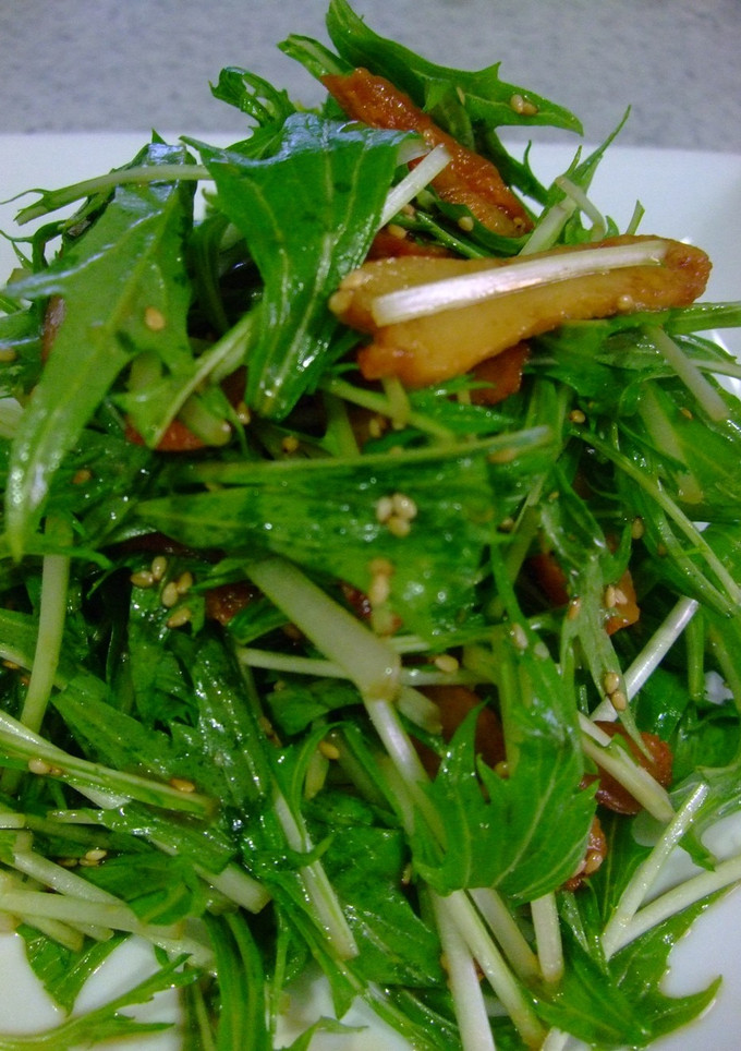 水菜とさつま揚げのごま醤油和え☆-レシピのメイン写真