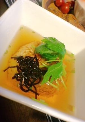 簡単焼きおにぎり茶漬け♪-レシピのメイン写真