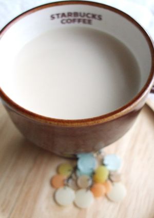 レンジで★スタバ★ほうじ茶ティーラテ-レシピのメイン写真