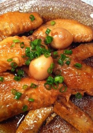 手羽先の柚子煮-レシピのメイン写真