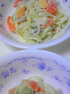 そうめんサラダ-レシピのメイン写真