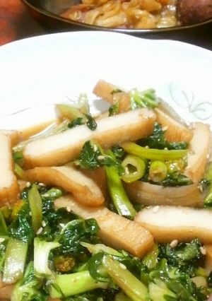 やちぶき（エゾノリュウキンカ）の油炒め♪-レシピのメイン写真