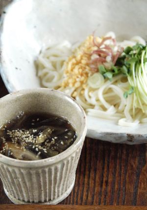 ツルっと!茄子と冥加汁の旨みうどん-レシピのメイン写真
