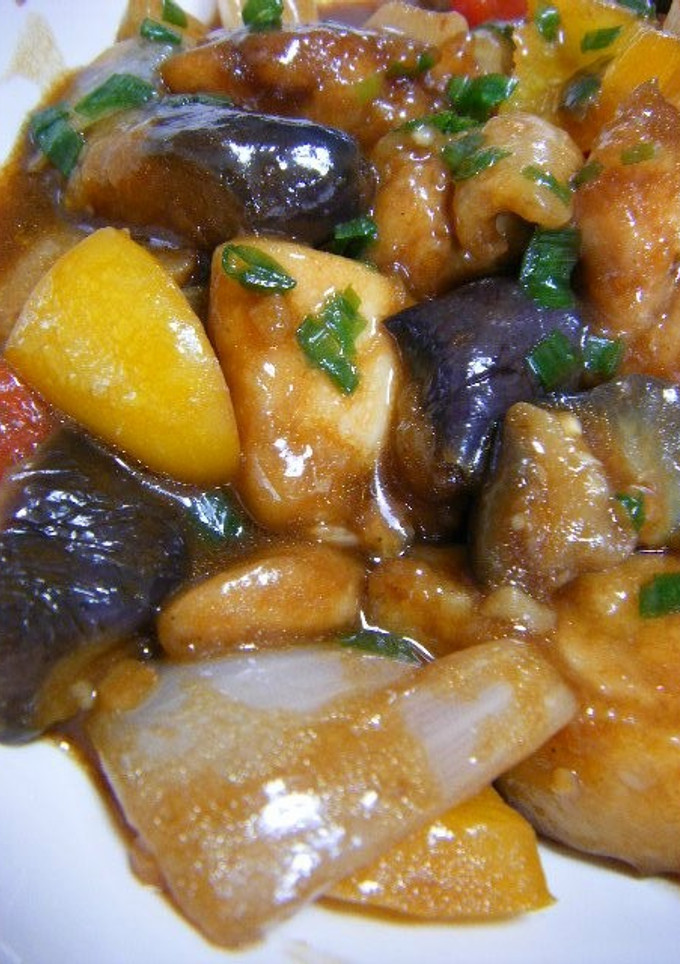 鶏と茄子の炒め煮☆黒酢風味-レシピのメイン写真
