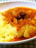 サフランライスtoトマトチキンカレー☆