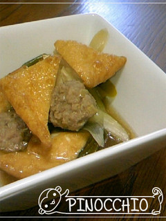 豚団子と厚揚げの煮物-レシピのメイン写真