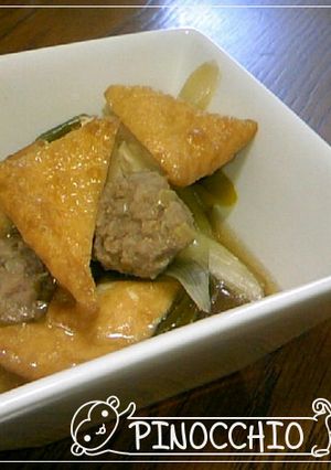 豚団子と厚揚げの煮物-レシピのメイン写真