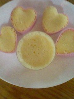 ホットケーキミックス蒸しケーキ-レシピのメイン写真