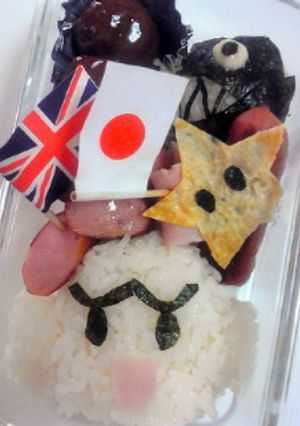 キャラ弁　マリオの敵キャラ-レシピのメイン写真