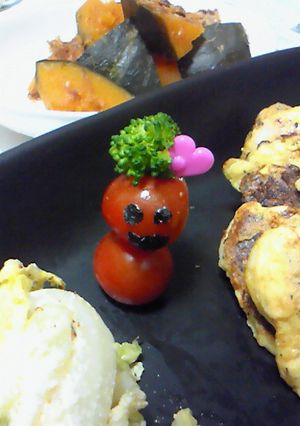 そこにいるのはぁ〜プチトマトちゃん＊-レシピのメイン写真