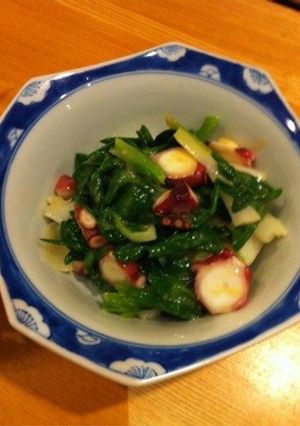 たこtoわけぎのからし酢味噌あぇ-レシピのメイン写真