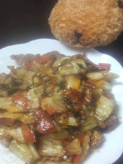 豚肉とキャベツのみそマヨ炒め。-レシピのメイン写真