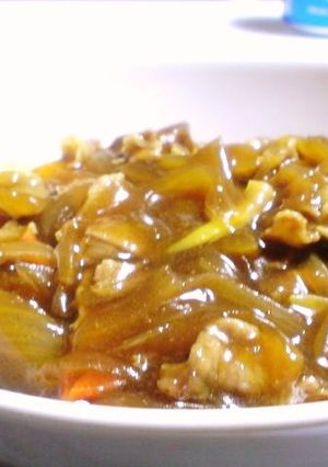 おそばやさんのカレー丼-レシピのメイン写真