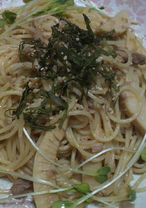 フライパン1つで簡単！筍とツナのパスタ-レシピのメイン写真