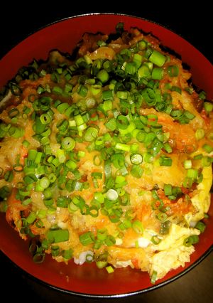新玉ねぎを使った＠山田うどん風かき揚げ丼-レシピのメイン写真
