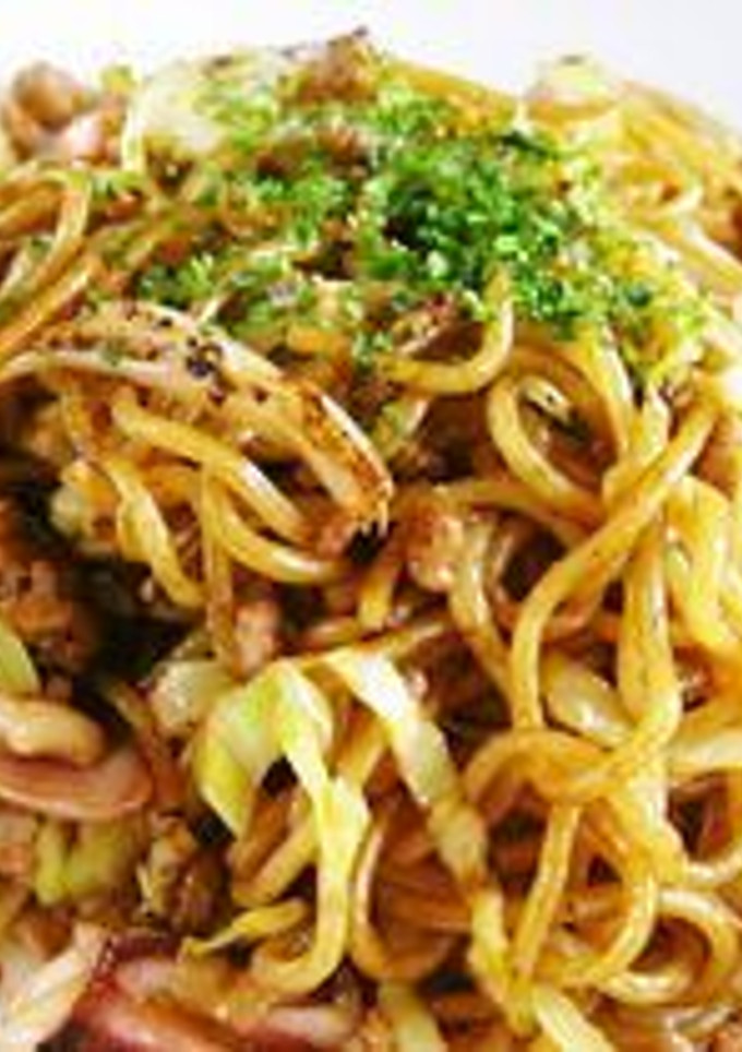 ちゃんと作れば屋台の味！イカ焼きそば☆-レシピのメイン写真