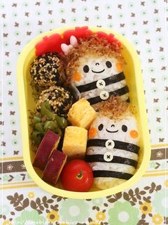 簡単キャラ弁☆俵おにぎりキッズ♪-レシピのメイン写真