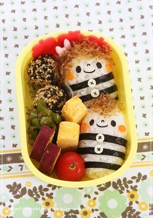 簡単キャラ弁☆俵おにぎりキッズ♪-レシピのメイン写真