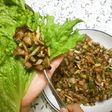 簡単!美味しい 肉のレタス巻