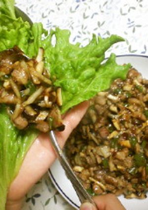 簡単！美味しい　肉のレタス巻-レシピのメイン写真
