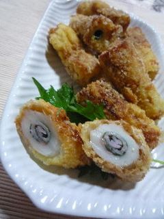 ハム&青じそ入り ちくわフライ-レシピのメイン写真