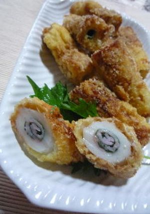 ハム&青じそ入り　ちくわフライ-レシピのメイン写真