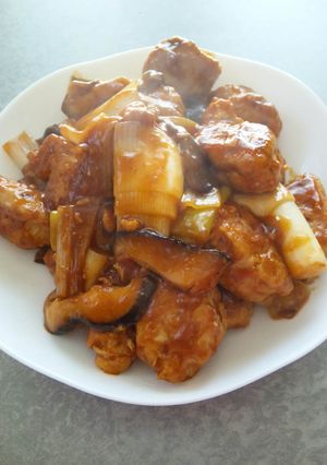 つくねと葱のあんかけチャップ-レシピのメイン写真
