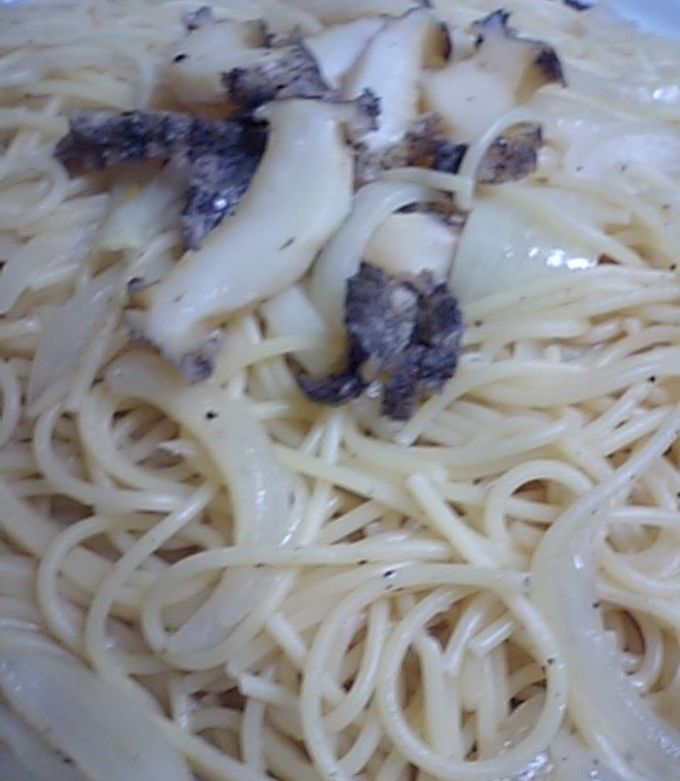 鮑パスタ-レシピのメイン写真