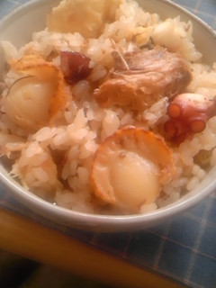 海の恵みの炊き込みご飯-レシピのメイン写真