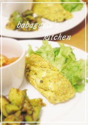 バジル香るオムレツ-レシピのメイン写真