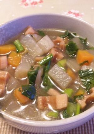 圧力鍋で。中華風根菜スープ-レシピのメイン写真