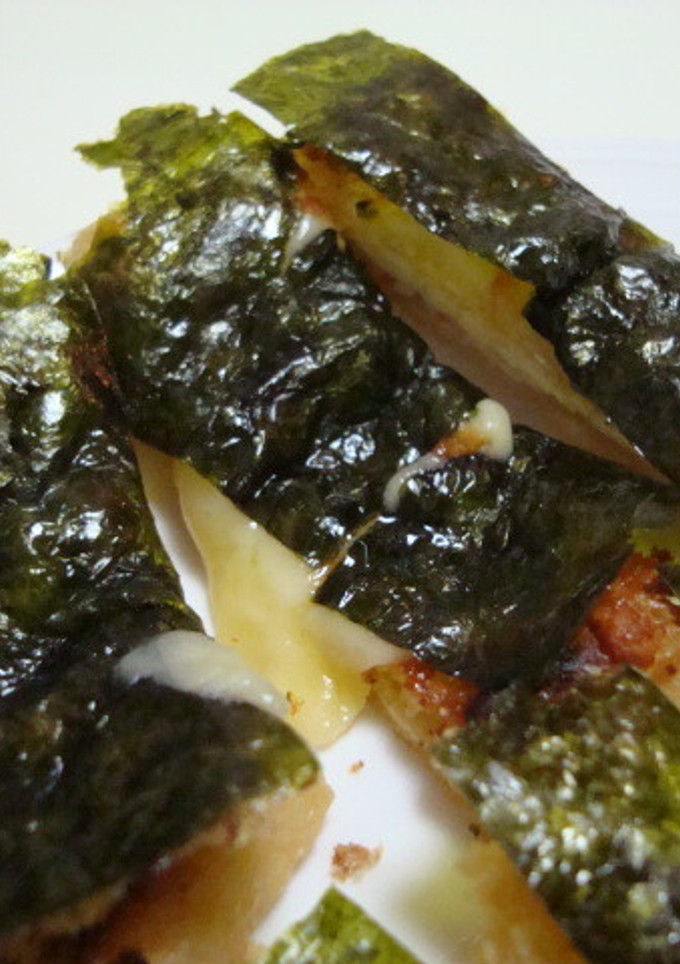 簡単！！油揚げのチーズ磯辺焼き-レシピのメイン写真