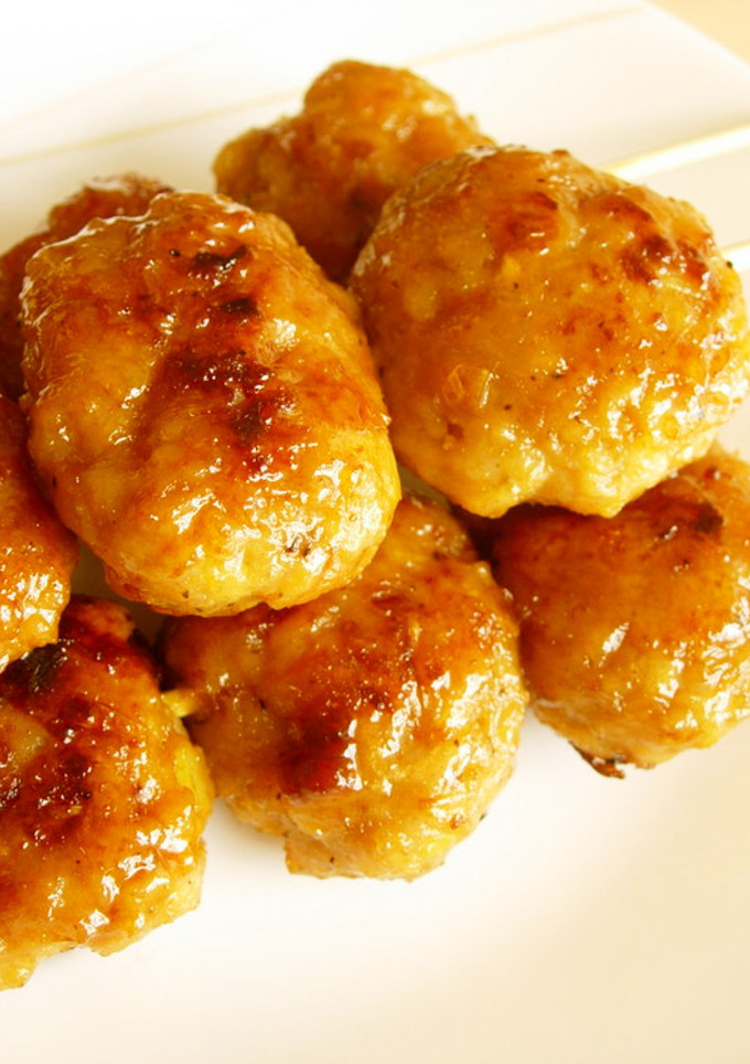 簡単でおいしい！つくねの照り焼き串-レシピのメイン写真