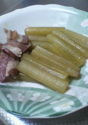 ふきとベーコンのさっと煮-レシピのメイン写真