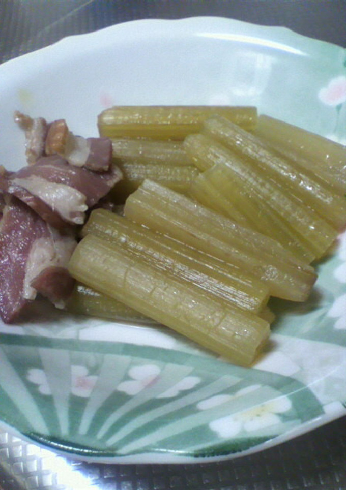 ふきとベーコンのさっと煮-レシピのメイン写真
