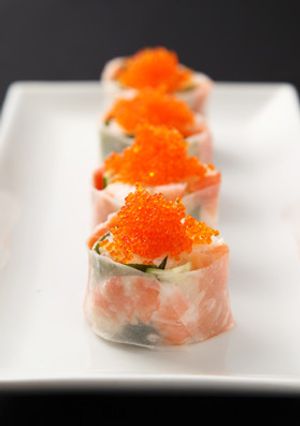 ライスペーパーで華やか巻き寿司-レシピのメイン写真