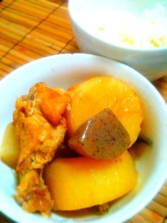 皮も丸ごと!大根と鶏肉のさっぱりお酢煮-レシピのメイン写真