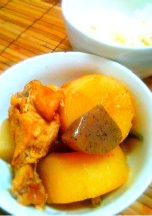 皮も丸ごと！大根と鶏肉のさっぱりお酢煮-レシピのメイン写真