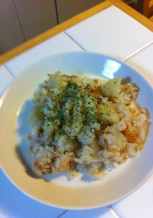 コロコロポテトとツナの炊き込みご飯♪-レシピのメイン写真