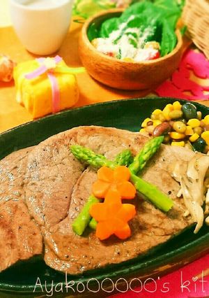 ステーキのやわらか美味しい焼き方のコツ☆-レシピのメイン写真
