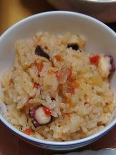炊飯器で簡単・パエリア風タコごはん-レシピのメイン写真