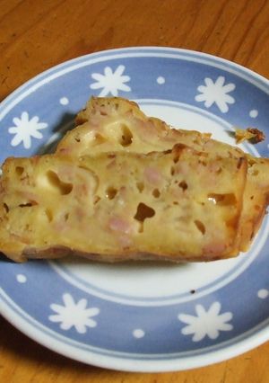 ベビーチーズと新玉でケークサレ-レシピのメイン写真