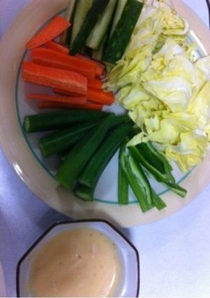 味噌マヨ野菜スティック-レシピのメイン写真